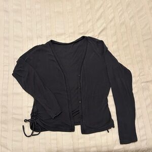 Lululemon side cinched ribbed cardigan